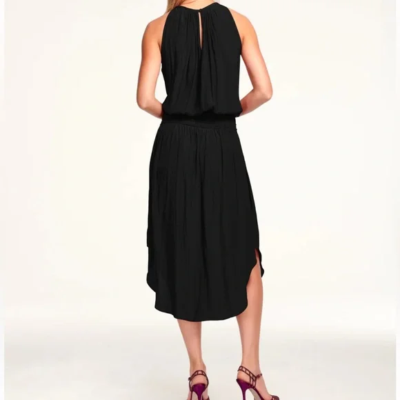 NWT Ramy Brook Audrey Smocked Midi Dress Sz S #W3